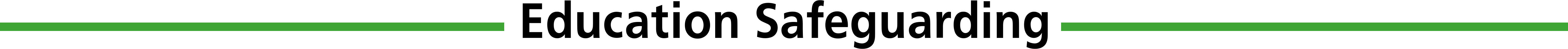 education safeguarding header